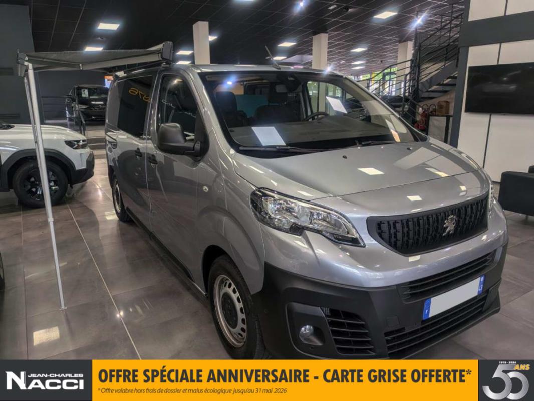 PEUGEOT EXPERT - FOURGON FGN TOLE M BLUEHDI 145 S&S EAT8 AMÉNAGÉ (2023)
